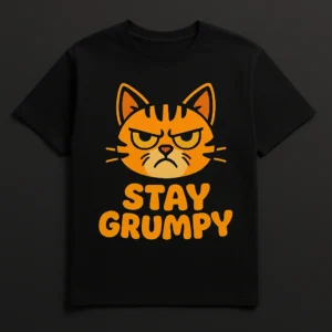 Stay Grumpy Tee – Black Edition 1